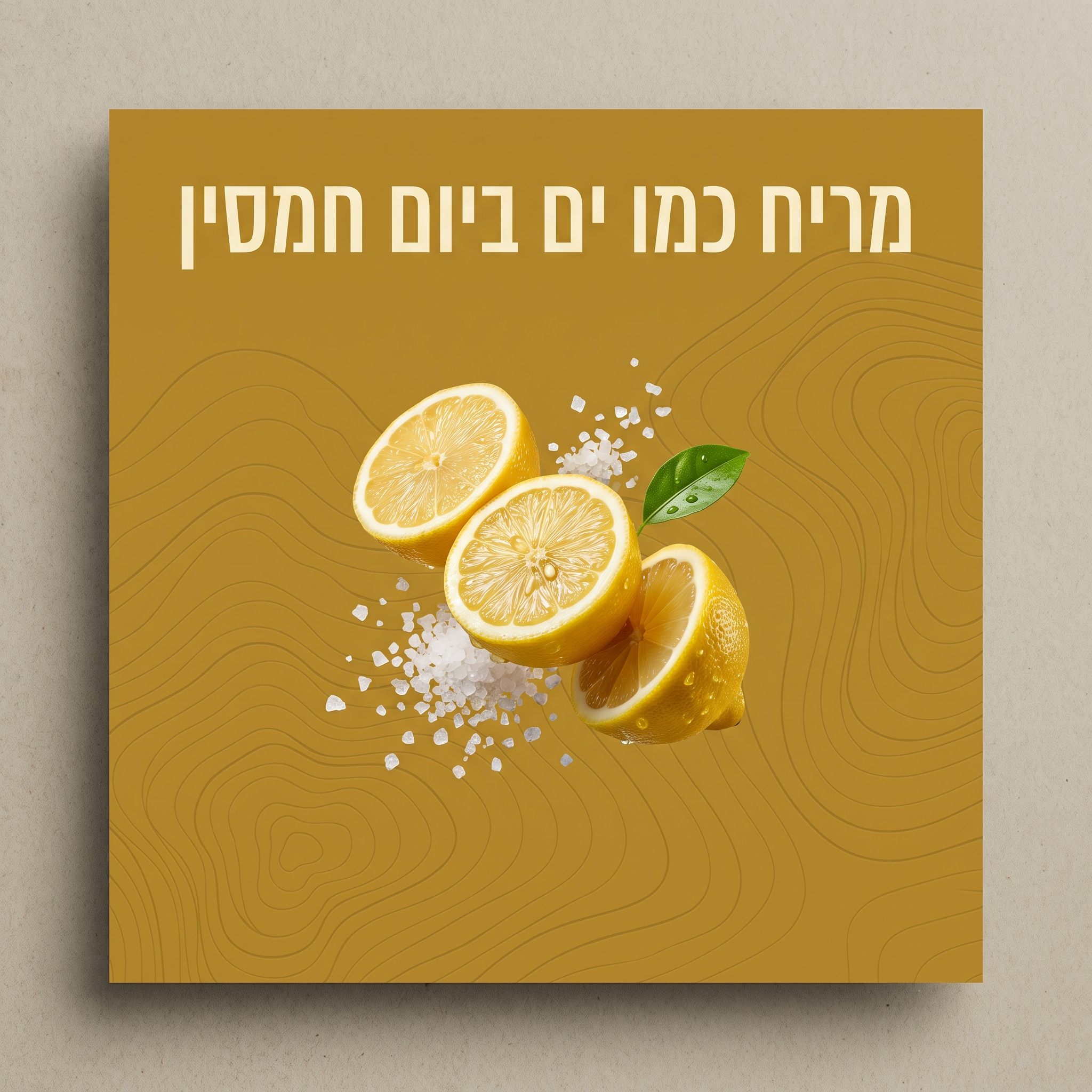 מריח כמו ים ביום חמסין